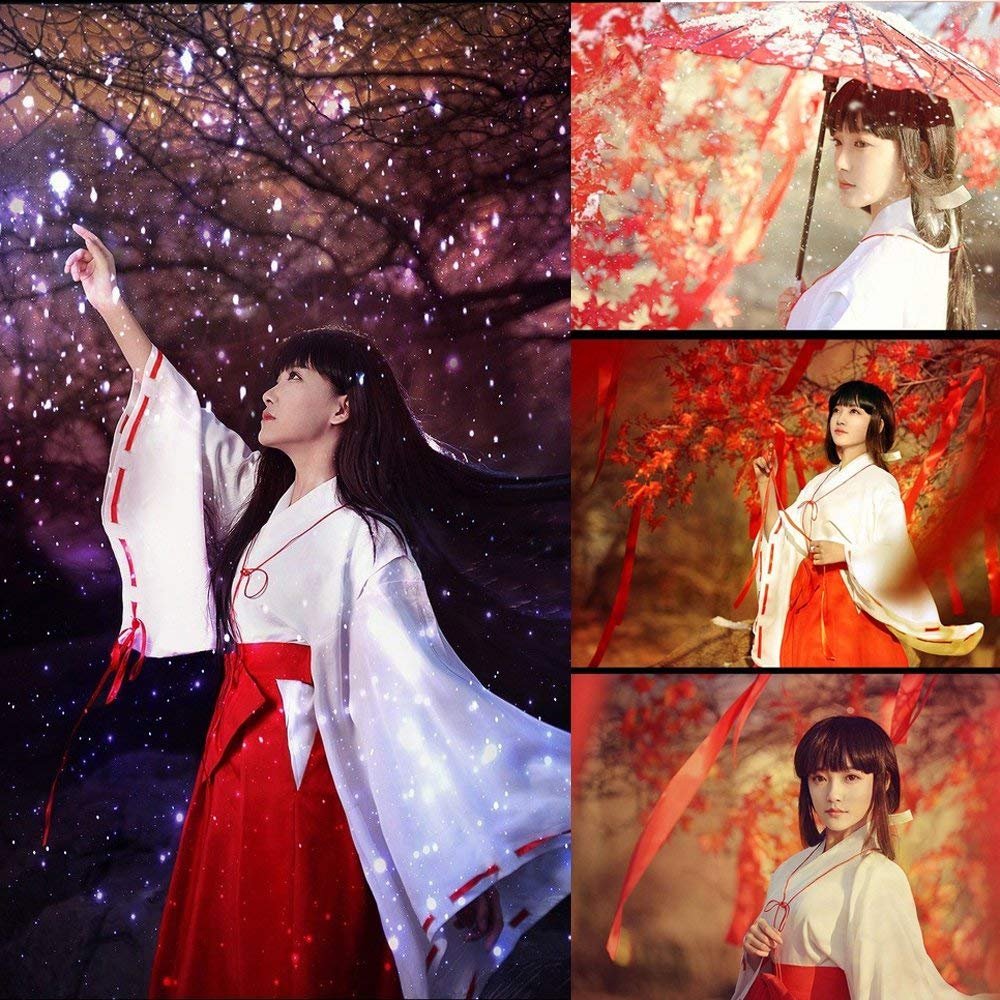 Amazon.co.jp: [レジーナワークス] 本格 巫女服 コスプレ セット